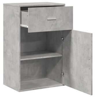 Opbergkast 56,5x39x90 cm bewerkt hout betongrijs 4