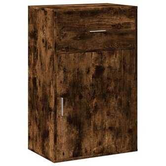 Opbergkast 56,5x39x90 cm bewerkt hout gerookt eikenkleurig 2