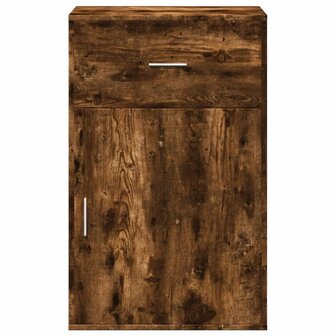 Opbergkast 56,5x39x90 cm bewerkt hout gerookt eikenkleurig 5