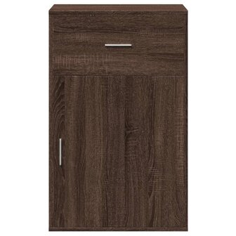 Opbergkast 56,5x39x90 cm bewerkt hout bruin eikenkleurig 5