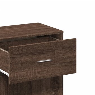 Opbergkast 56,5x39x90 cm bewerkt hout bruin eikenkleurig 9