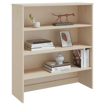 Opzetkast HAMAR 90x30x100 cm massief grenenhout honingbruin 5