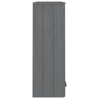 Opzetkast HAMAR 85x35x100 cm massief grenenhout donkergrijs 5