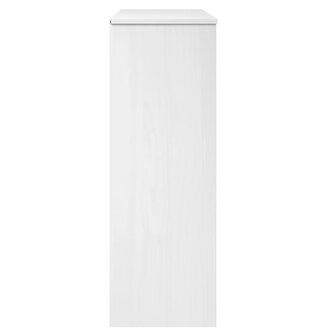 Opzetkast MOLDE 90x35x100 cm massief grenenhout wit 6
