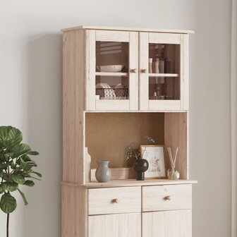 Opzetkast ALTA 77x30x92 cm massief grenenhout 1