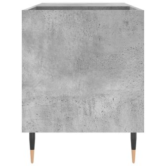 Platenkast 85x38x48 cm bewerkt hout betongrijs 5