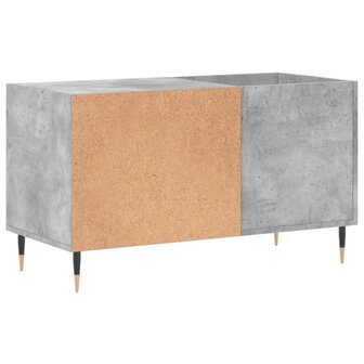 Platenkast 85x38x48 cm bewerkt hout betongrijs 6