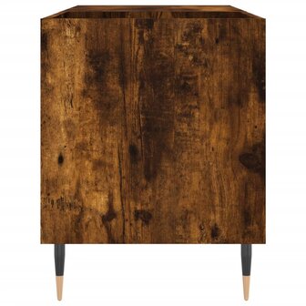 Platenkast 85x38x48 cm bewerkt hout gerookt eikenkleurig 5