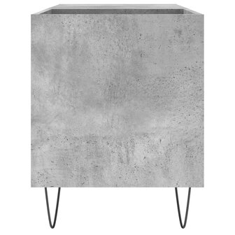 Platenkast 85x38x48 cm bewerkt hout betongrijs 5