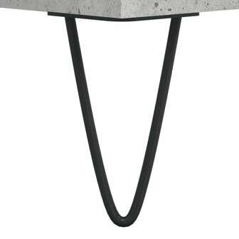 Platenkast 85x38x48 cm bewerkt hout betongrijs 7