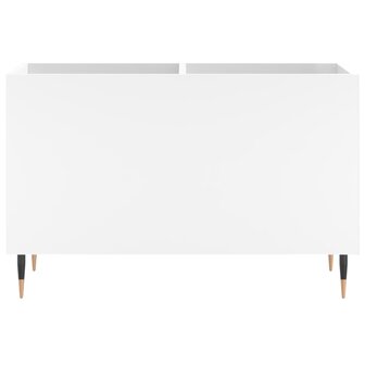 Platenkast 74,5x38x48 cm bewerkt hout wit 4