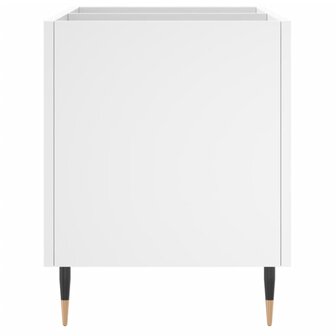Platenkast 74,5x38x48 cm bewerkt hout wit 5