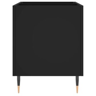 Platenkast 74,5x38x48 cm bewerkt hout zwart 5