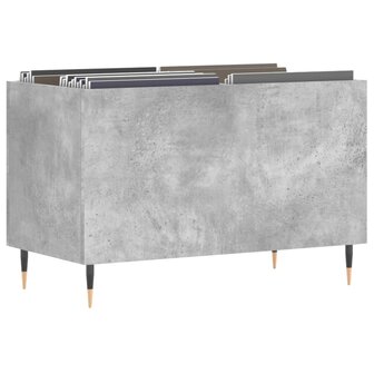 Platenkast 74,5x38x48 cm bewerkt hout betongrijs 3