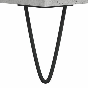 Platenkast 74,5x38x48 cm bewerkt hout betongrijs 7