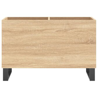 Platenkast 74,5x38x48 cm bewerkt hout sonoma eikenkleurig 4