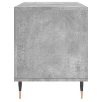 Platenkast 100x38x48 cm bewerkt hout betongrijs 5