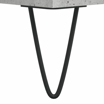 Platenkast 100x38x48 cm bewerkt hout betongrijs 7