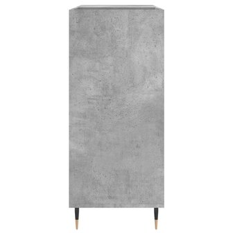 Platenkast 84,5x38x89 cm bewerkt hout betongrijs 5