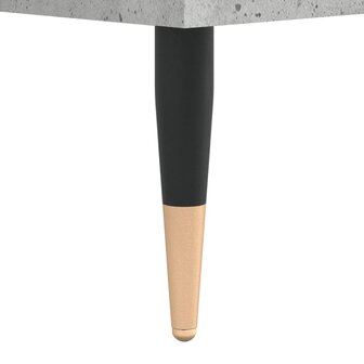 Platenkast 84,5x38x89 cm bewerkt hout betongrijs 8