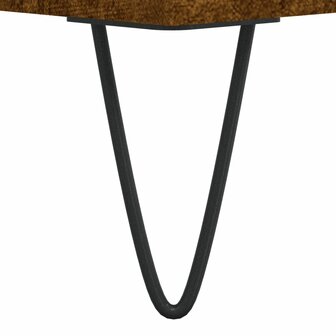 Platenkast 84,5x38x89 cm bewerkt hout gerookt eikenkleurig 8