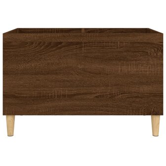 Platenkast 74,5x38x48 cm bewerkt hout bruin eikenkleur 5