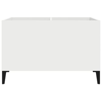 Platenkast 74,5x38x48 cm bewerkt hout wit 5