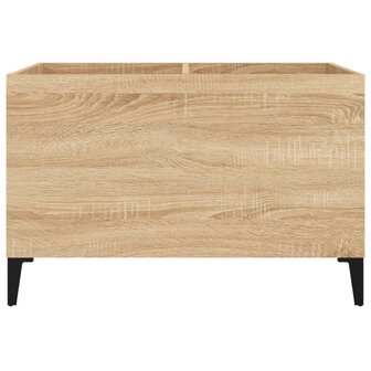 Platenkast 74,5x38x48 cm bewerkt hout sonoma eikenkleurig 5