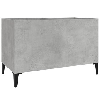 Platenkast 74,5x38x48 cm bewerkt hout betongrijs 2
