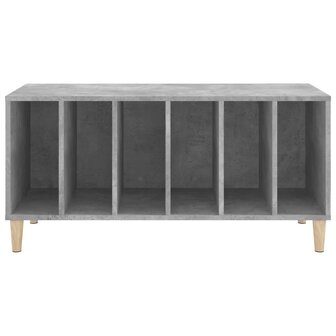 Platenkast 100x38x48 cm bewerkt hout betongrijs 5