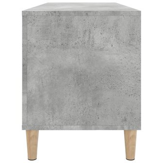 Platenkast 100x38x48 cm bewerkt hout betongrijs 6