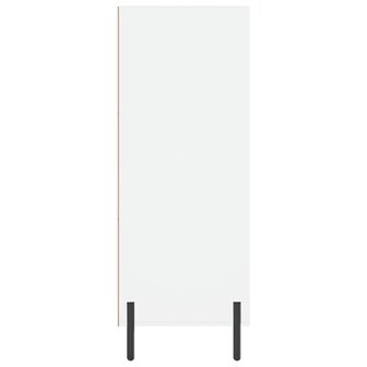 Schappenkast 69,5x32,5x90 cm bewerkt hout wit 5