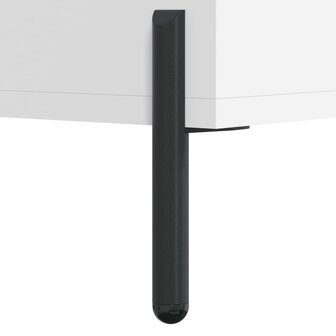Schappenkast 69,5x32,5x90 cm bewerkt hout wit 7