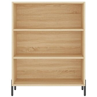 Schappenkast 69,5x32,5x90 cm bewerkt hout sonoma eikenkleurig 4
