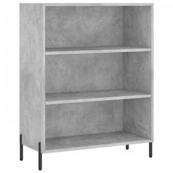 Schappenkast 69,5x32,5x90 cm bewerkt hout betongrijs 2