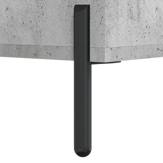 Schappenkast 69,5x32,5x90 cm bewerkt hout betongrijs 7