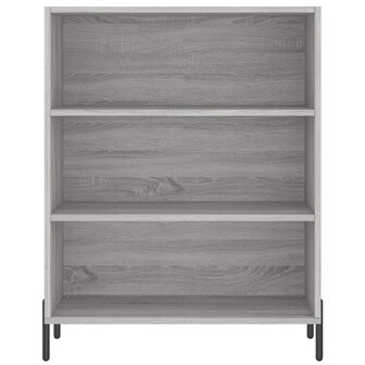 Schappenkast 69,5x32,5x90 cm bewerkt hout grijs sonoma eiken 4
