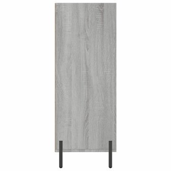 Schappenkast 69,5x32,5x90 cm bewerkt hout grijs sonoma eiken 5