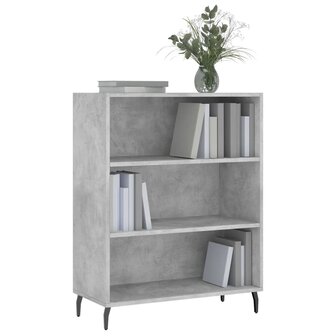Schappenkast 69,5x32,5x90 cm bewerkt hout betongrijs 3