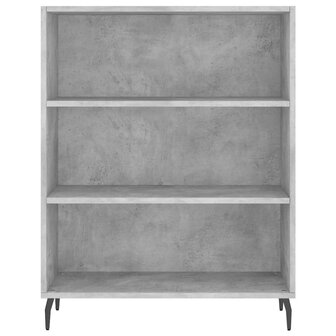 Schappenkast 69,5x32,5x90 cm bewerkt hout betongrijs 4