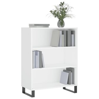 Schappenkast 69,5x32,5x90 cm bewerkt hout wit 3
