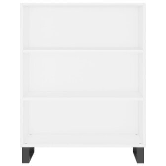 Schappenkast 69,5x32,5x90 cm bewerkt hout wit 4