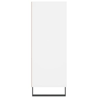 Schappenkast 69,5x32,5x90 cm bewerkt hout wit 5