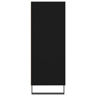 Schappenkast 69,5x32,5x90 cm bewerkt hout zwart 5