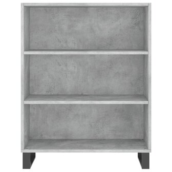 Schappenkast 69,5x32,5x90 cm bewerkt hout betongrijs 4