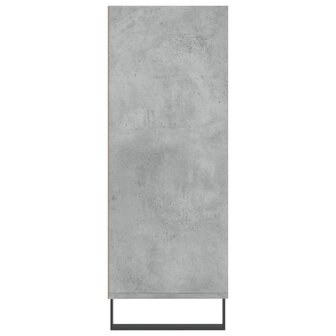 Schappenkast 69,5x32,5x90 cm bewerkt hout betongrijs 5