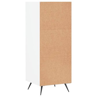 Schappenkast 34,5x32,5x90 cm bewerkt hout wit 6