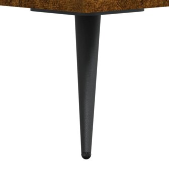 Schappenkast 34,5x32,5x90 cm bewerkt hout gerookt eikenkleurig 7