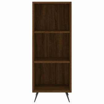 Schappenkast 34,5x32,5x90 cm bewerkt hout bruin eikenkleur 4