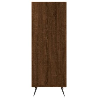 Schappenkast 34,5x32,5x90 cm bewerkt hout bruin eikenkleur 5